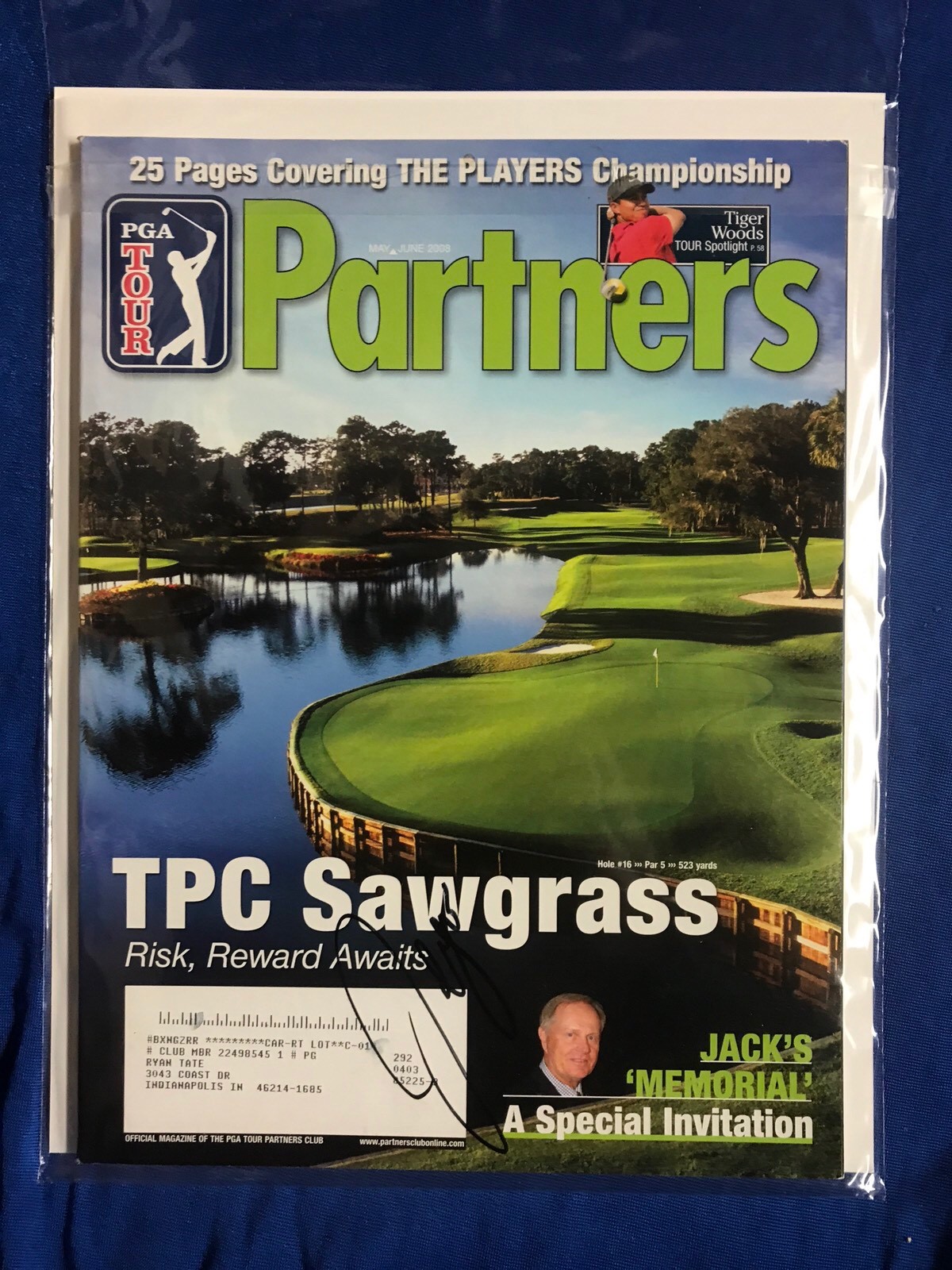 Sergio Garcia Autographed Magazine Signed PGA Golf Autographed