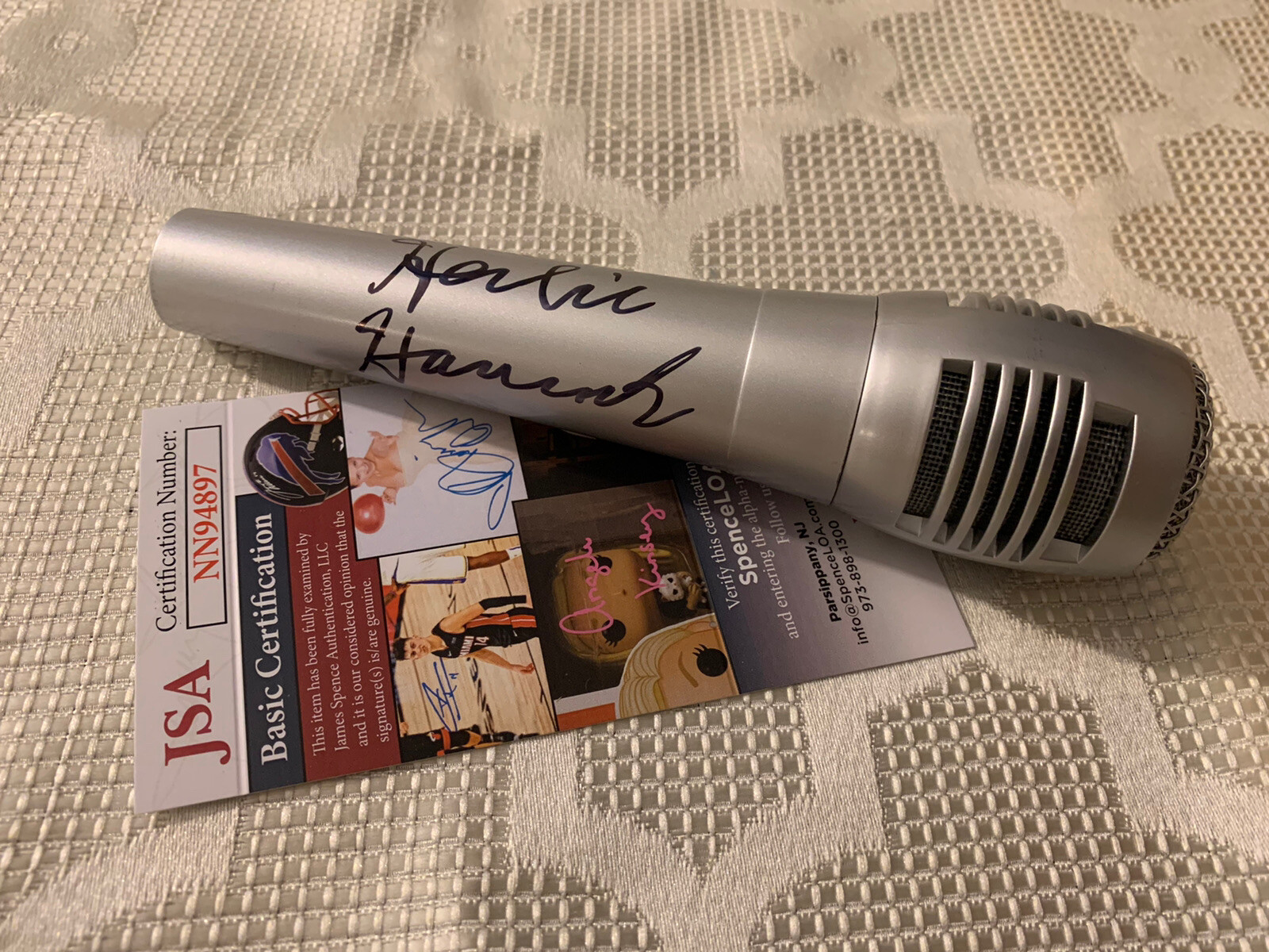 Herbie Hancock Signed Mic Microphone Rockit Jazz Legend JSA Authentication COA