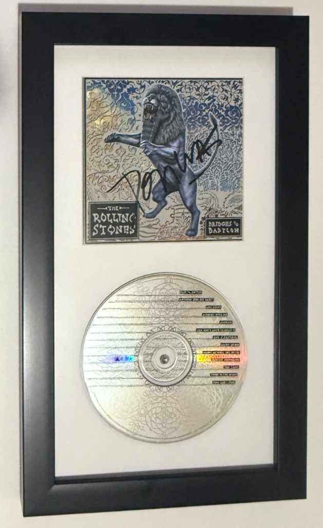 Don Was REAL SIGNED Rolling Stones Bridges To Babylon CD Framed Display COA