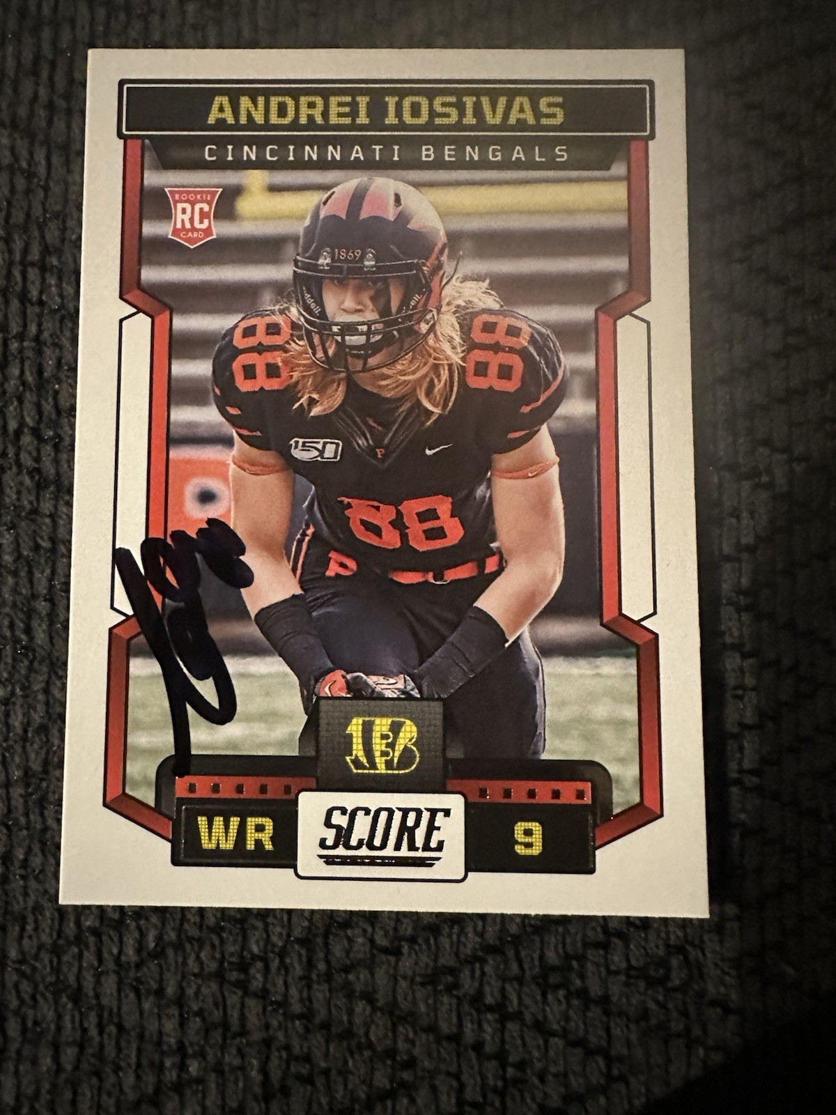Andre Iosivas Signed Trading Card Autographed Cincinnati Bengals