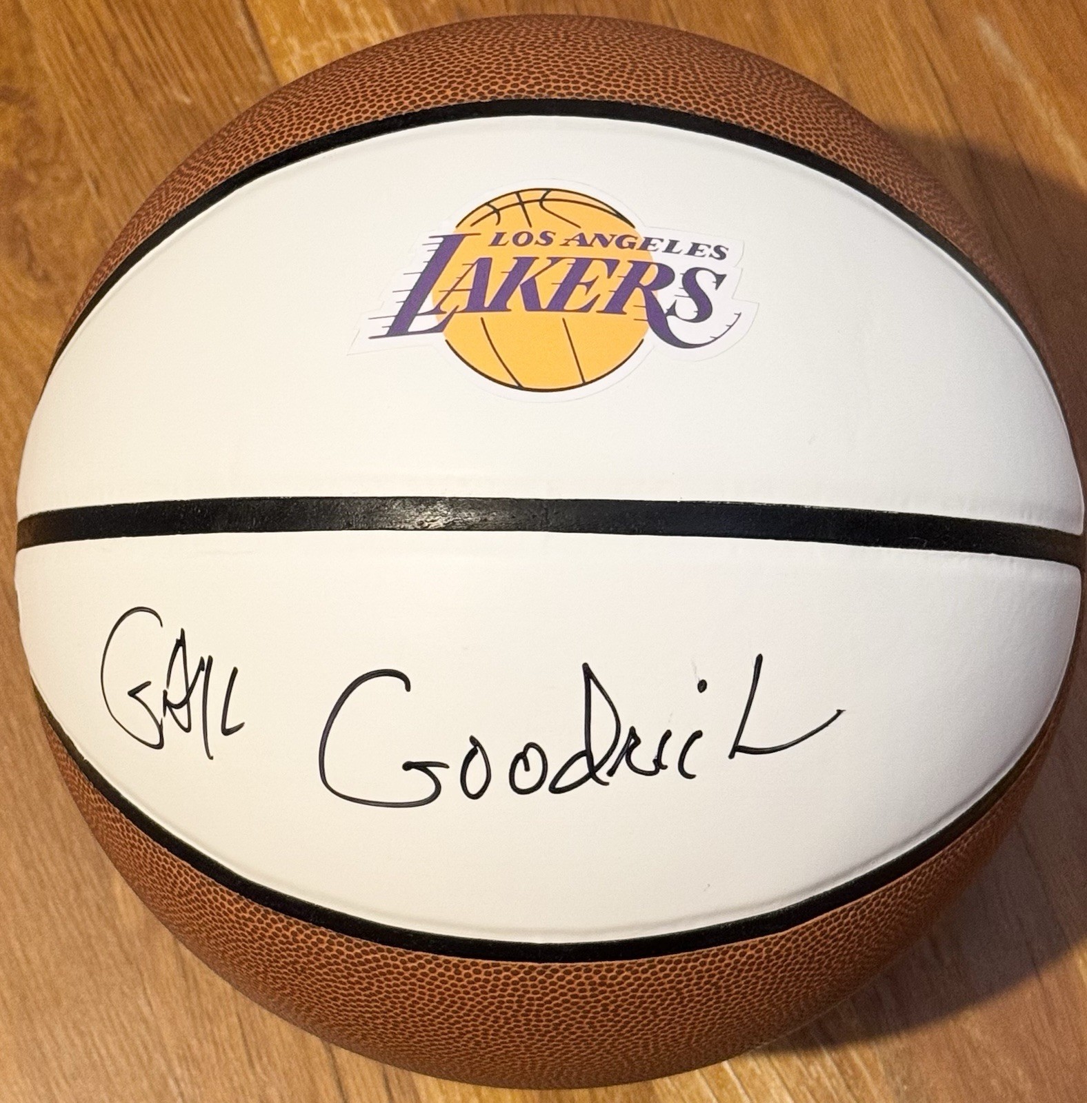 Gail Goodrich Signed Autographed Los Angeles Lakers Logo Basketball JSA COA