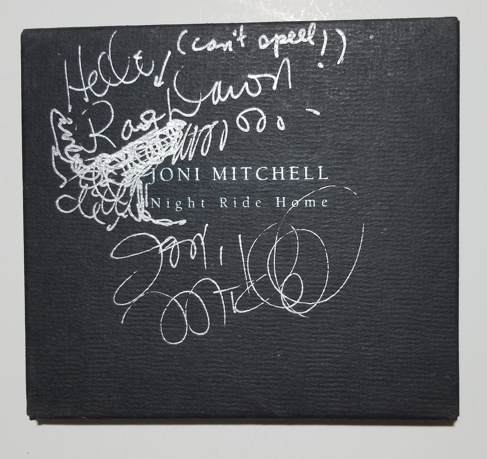 Joni Mitchell REAL SIGNED Night Ride Home CD Advanced Promo JSA LOA Unopened