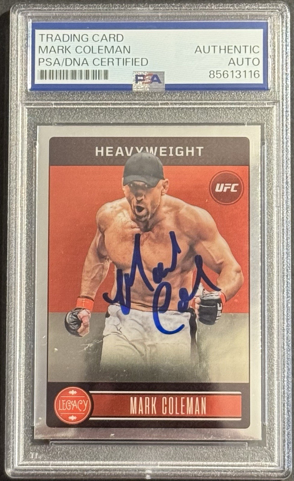 Mark Coleman Signed Autographed 2023 Chronicles Legacy UFC Card PSA/DNA Slabbed