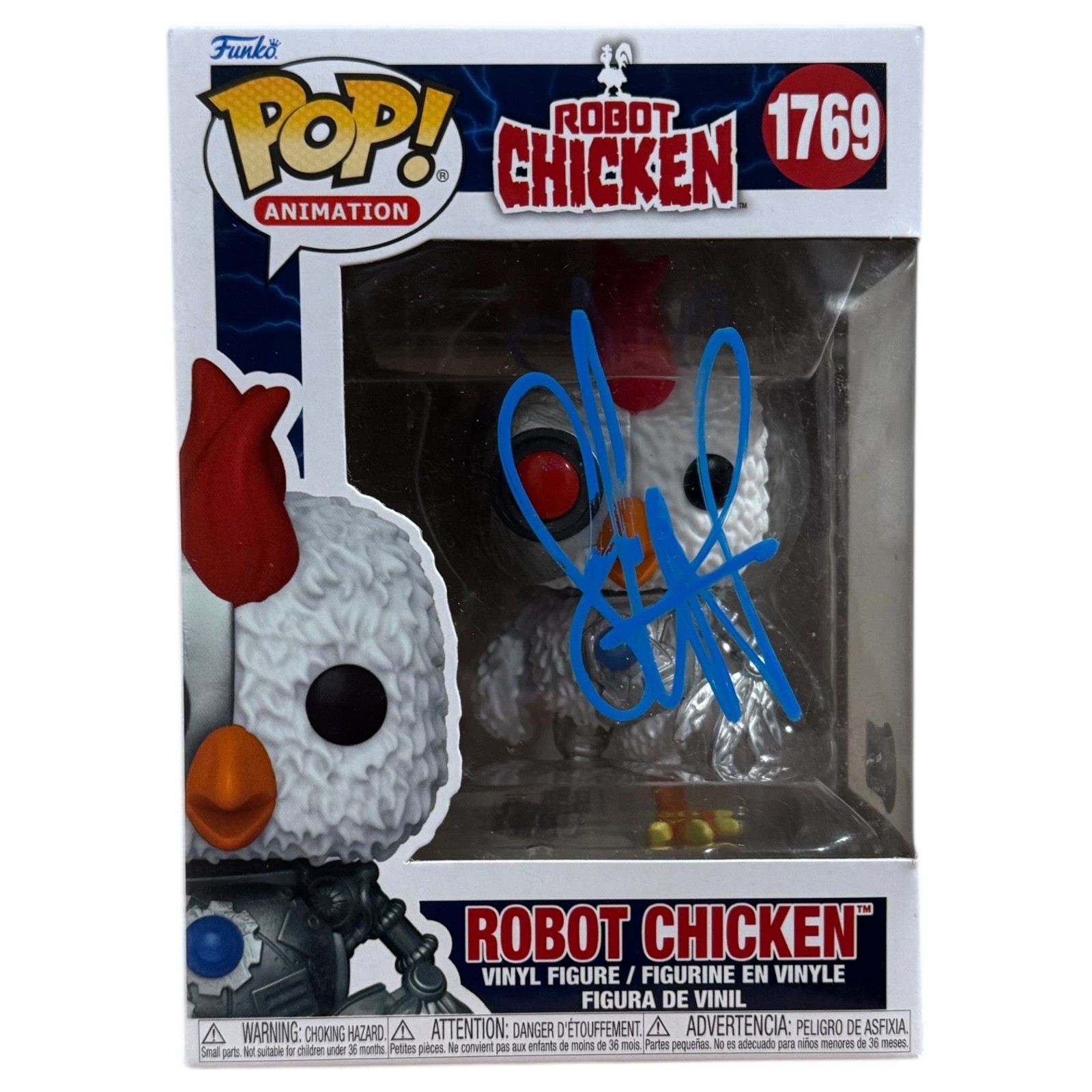 Seth Green Robot Chicken Signed Autograph Robot Chicken Funko Pop #1769 Beckett