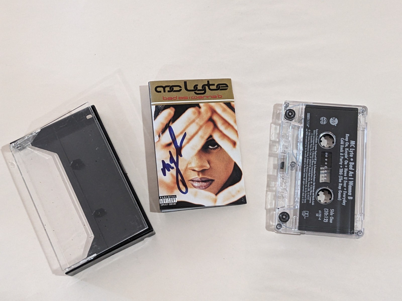 MC Lytle REAL hand SIGNED Bas As I Wanna B Cassette Tape COA Autographed Rapper