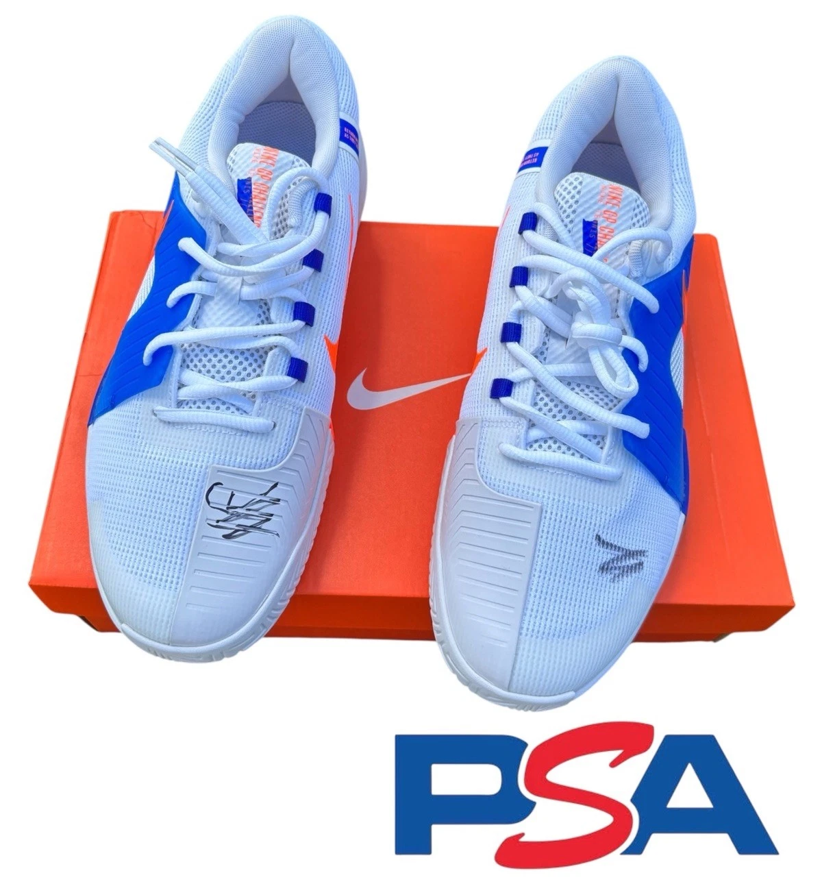 Jannik Sinner Signed Autographed Nike Zoom GP Challenge Tennis Shoes PSA AUTO