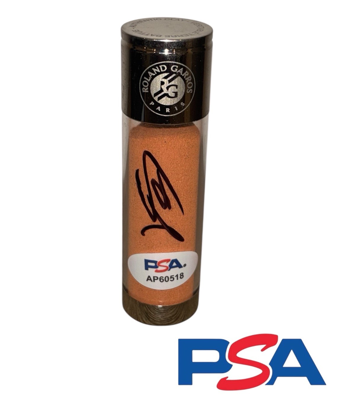 Lorenzo Sonego Signed Roland Garros Paris French Open Match Used Clay PSA AUTO