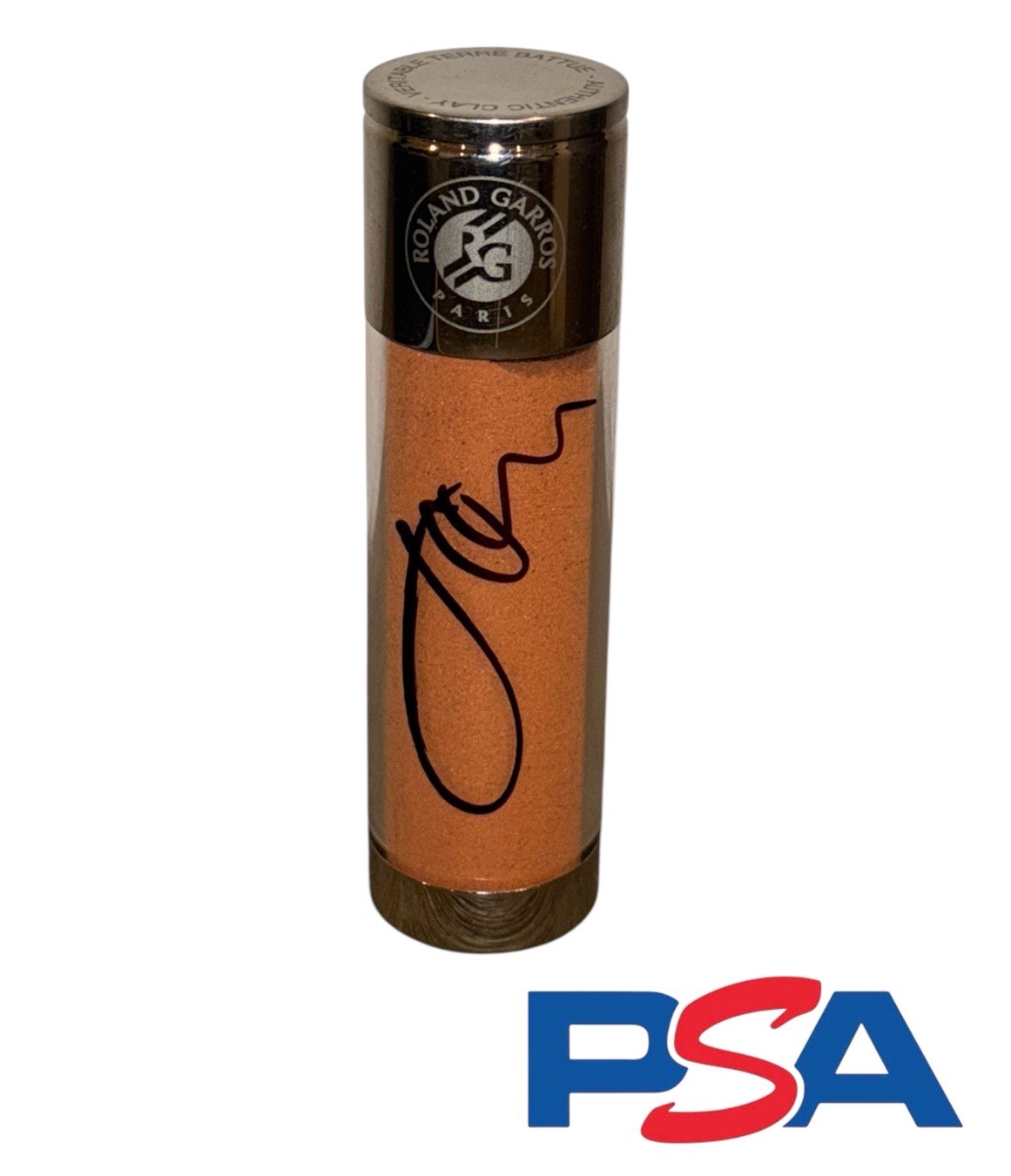 Lorenzo Musetti Signed Roland Garros Paris French Open Match Used Clay PSA AUTO