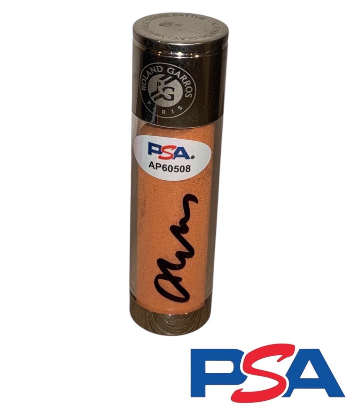 Daniil Medvedev Signed Roland Garros Paris French Open Match Used Clay PSA AUTO