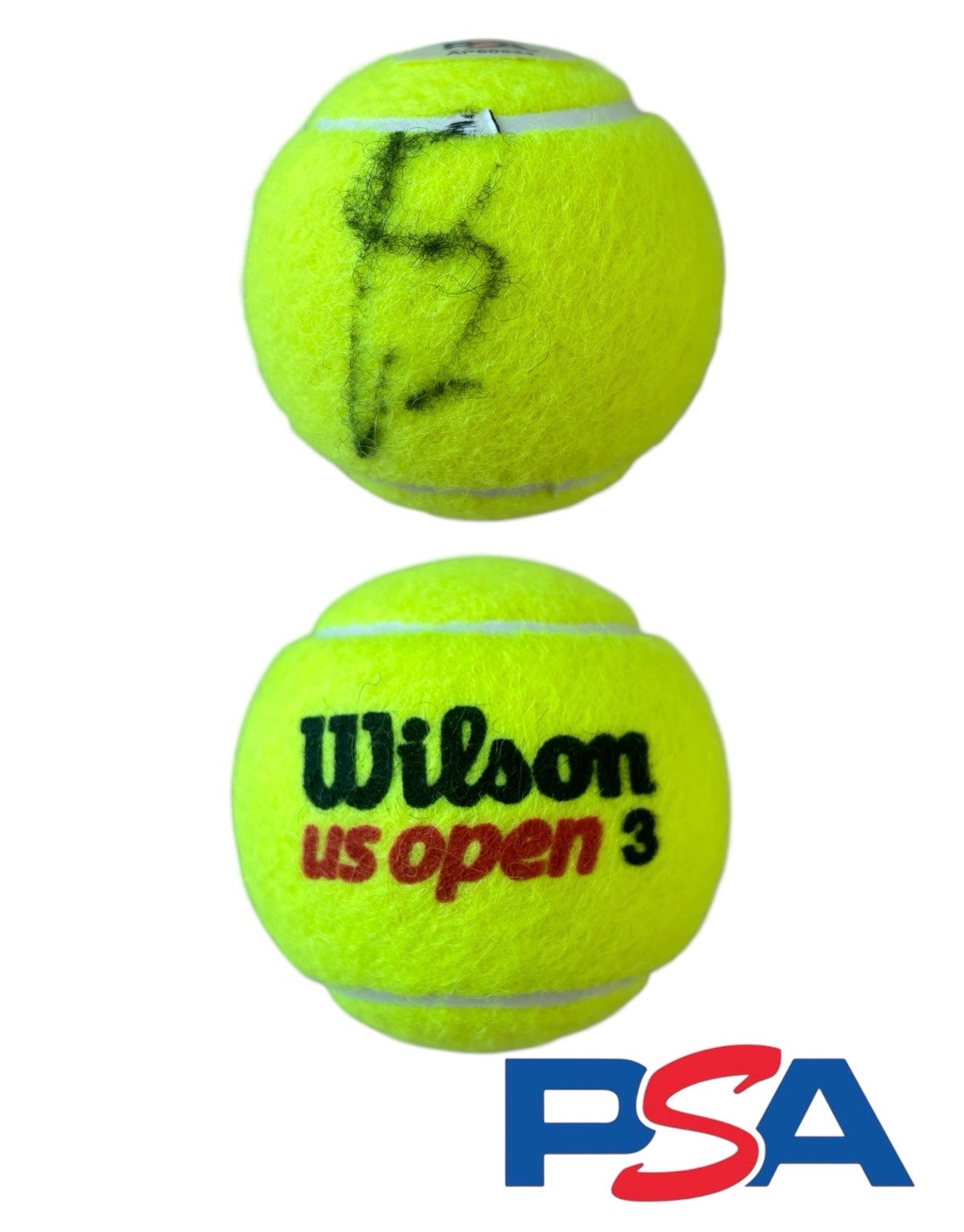 Juan Carlos Ferrero Signed Wilson US OPEN CHAMPIONSHIPS Tennis Ball PSA AUTO