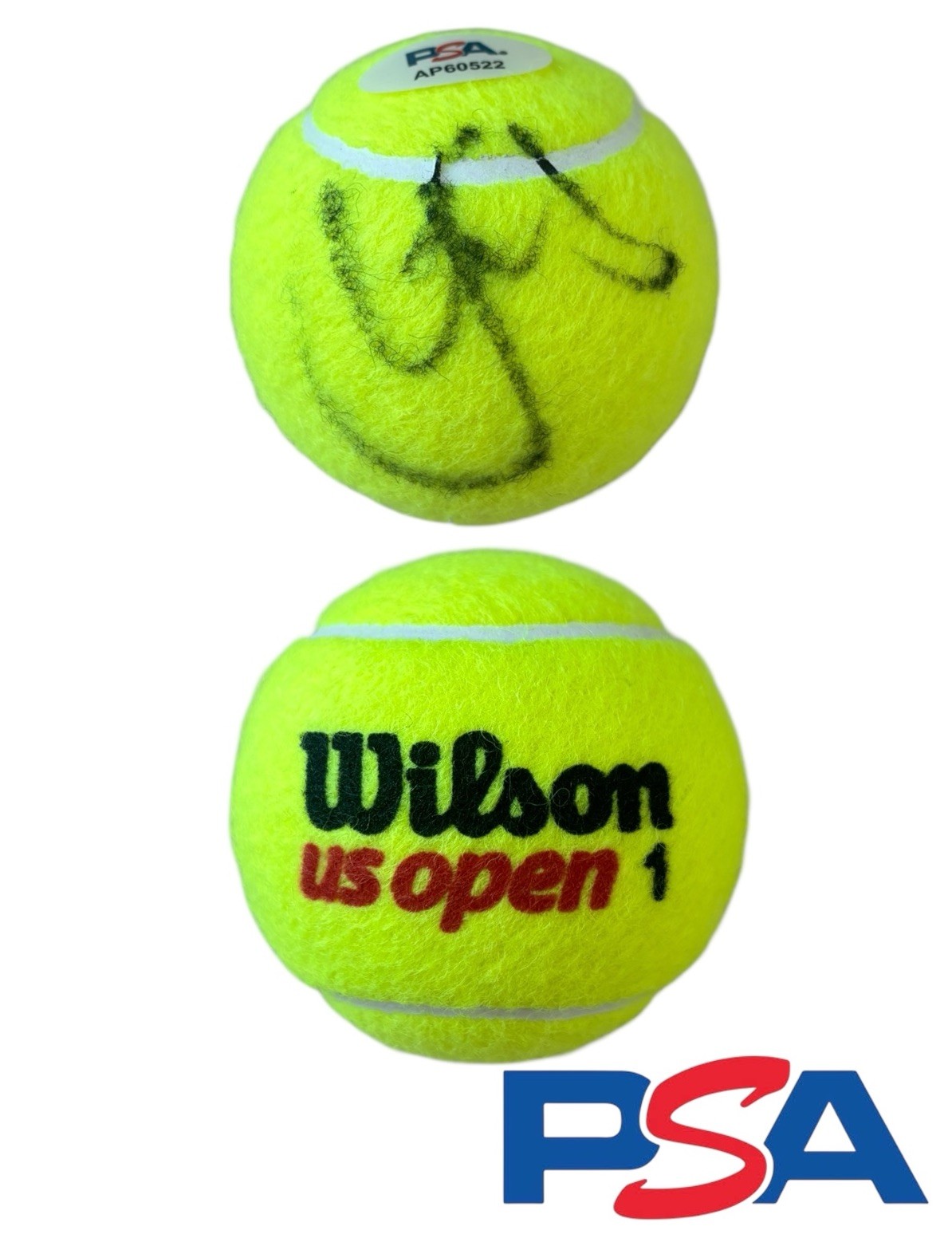 Taylor Fritz Signed Official Wilson US OPEN CHAMPIONSHIPS Tennis Ball PSA AUTO