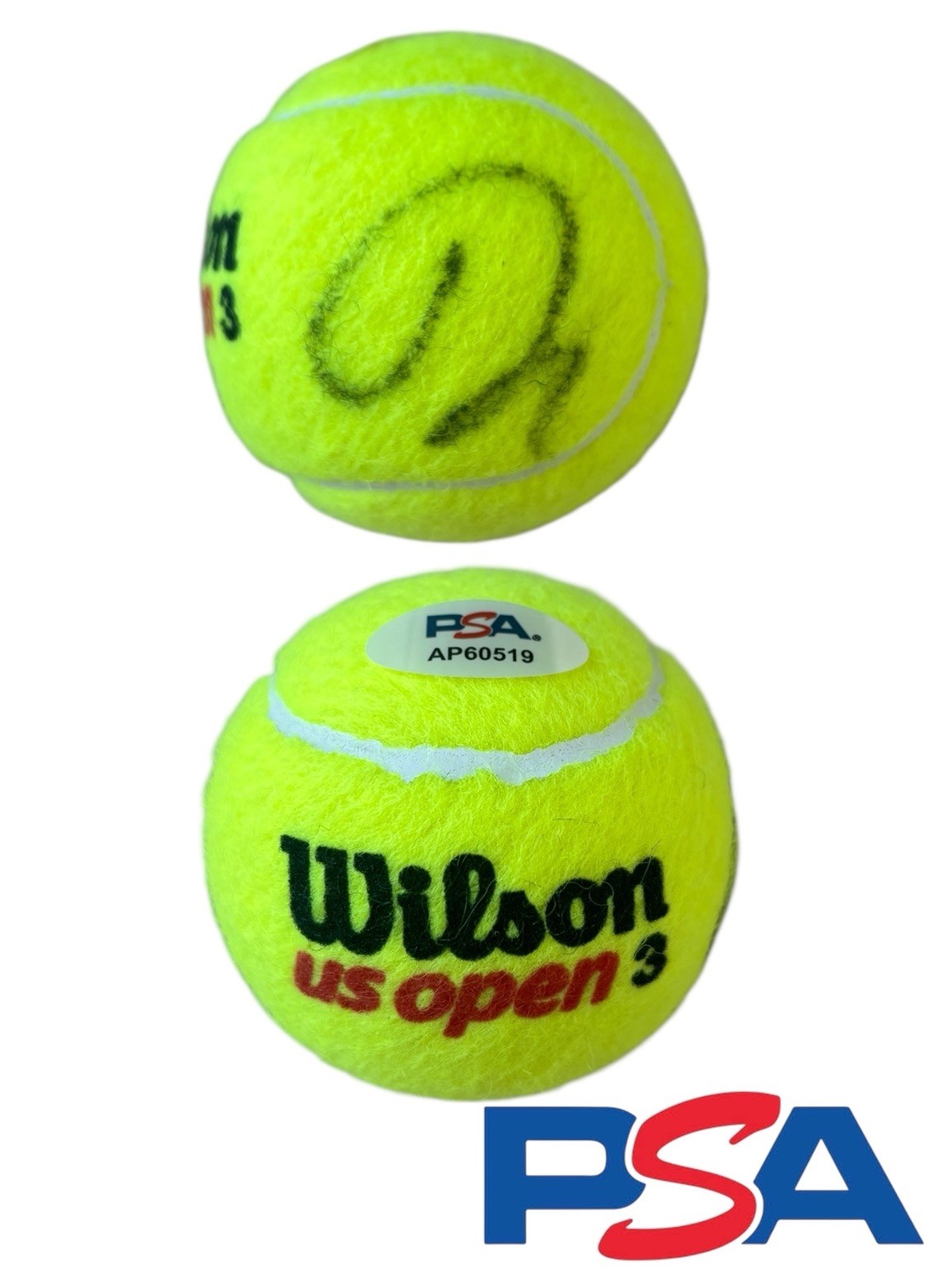 Jack Draper Signed Official Wilson US OPEN CHAMPIONSHIPS Tennis Ball PSA AUTO