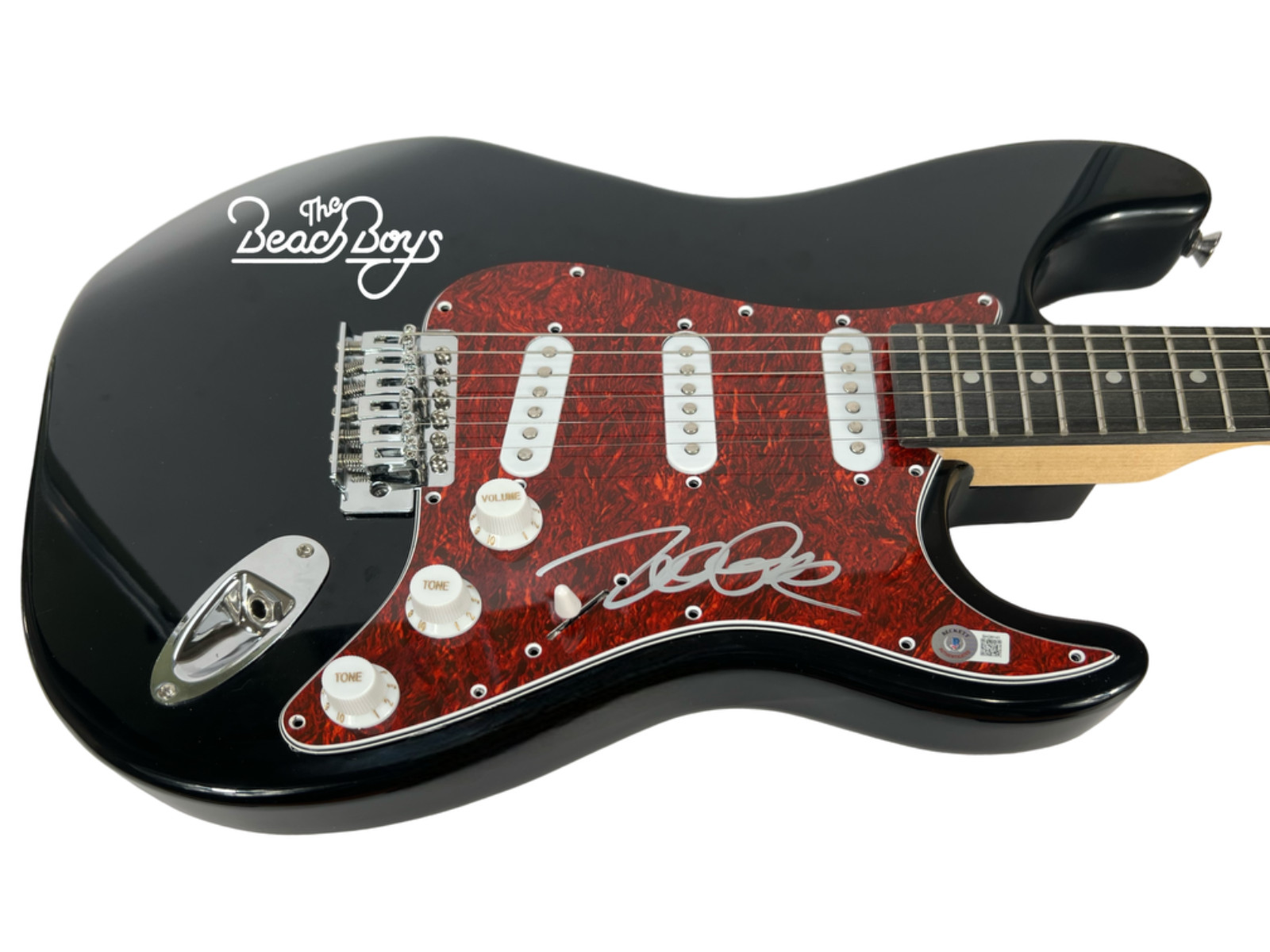 Mike Love The Beach Boys Signed Autograph Electric Guitar Beckett BAS COA