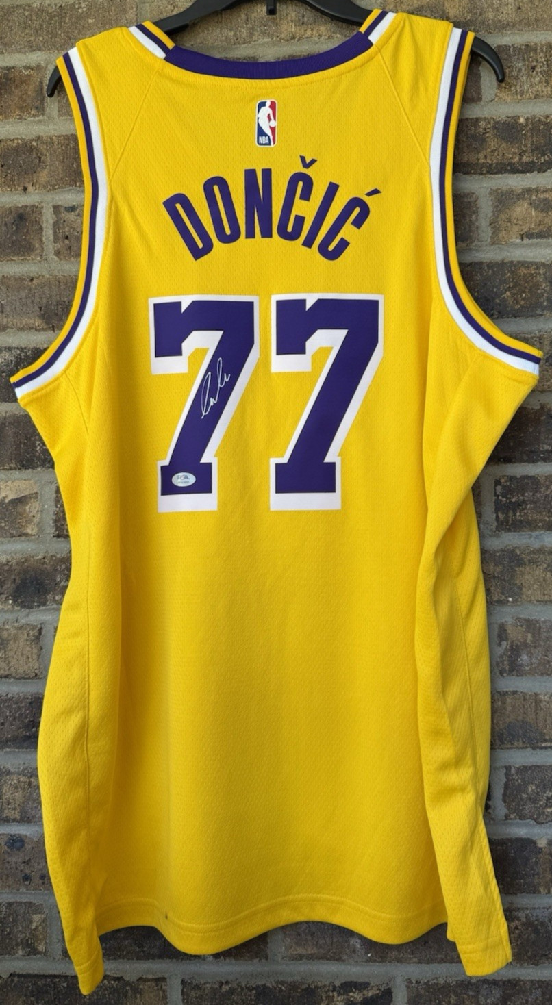 Luka Doncic Los Angeles Lakers Signed Officially Licensed Nike Jersey PSA/DNA
