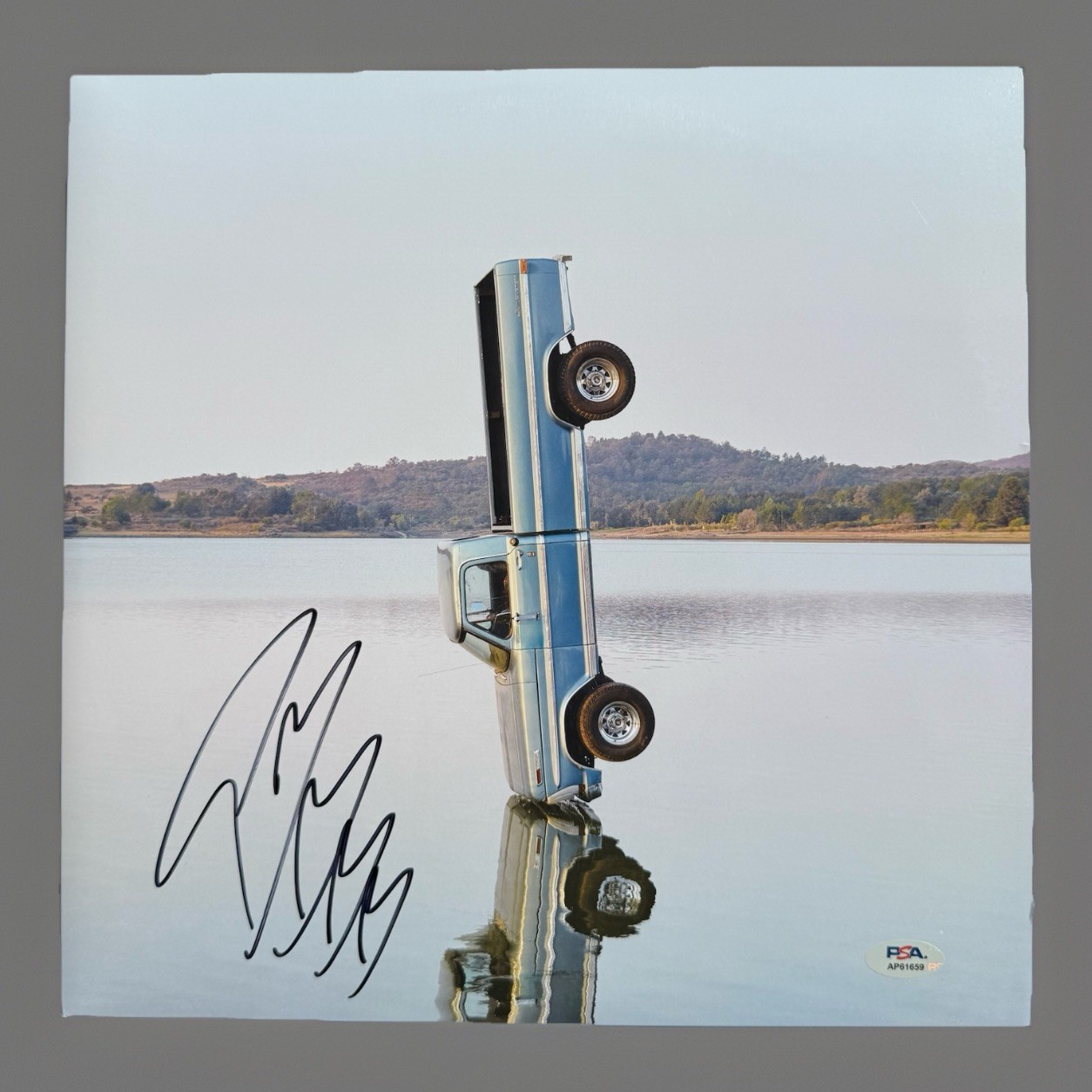 Post Malone Signed Autographed F-1 Trillion LP Vinyl Album Austin Post PSA/DNA