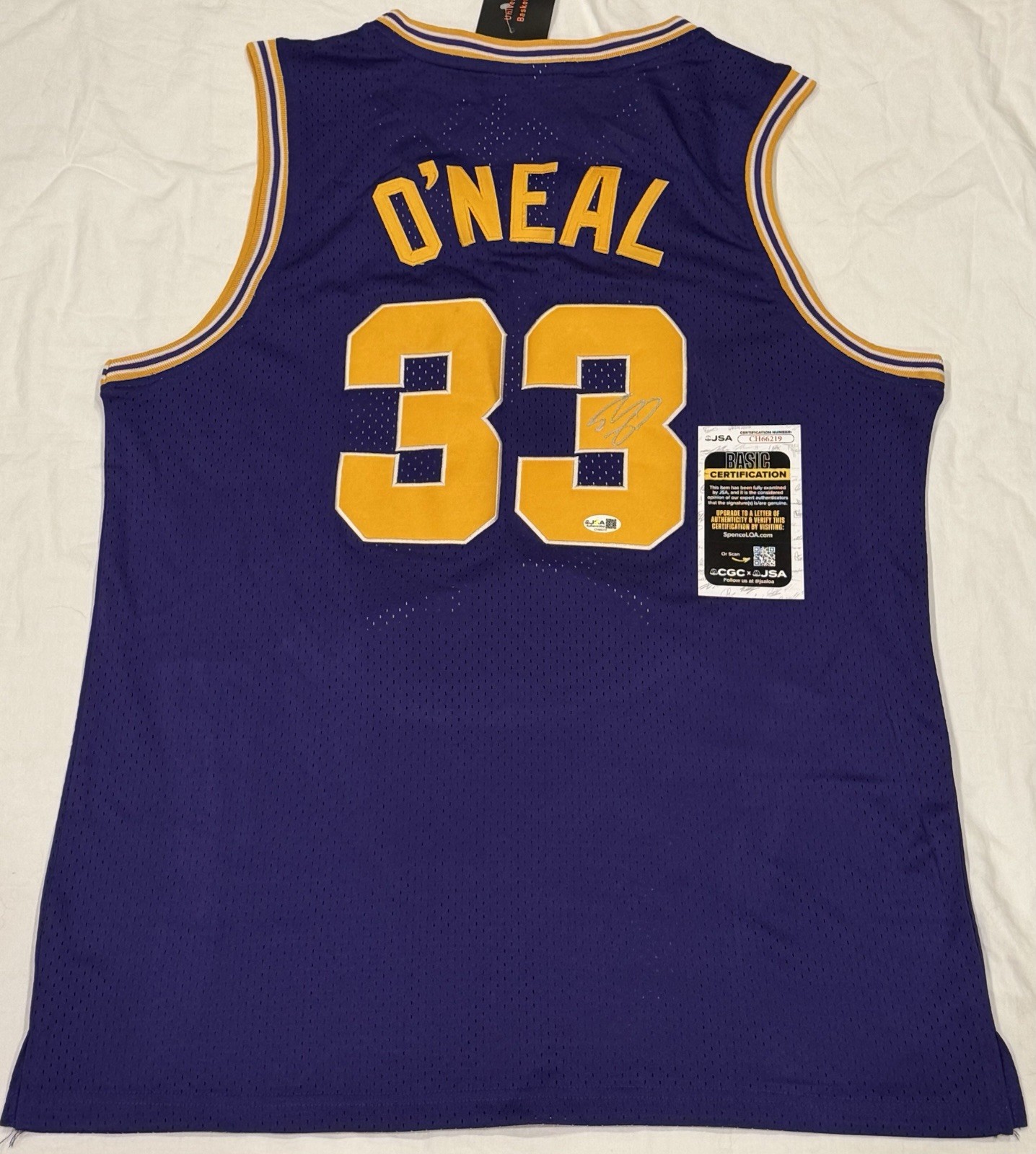Shaquille O’Neal Signed Autographed LSU Tigers Jersey JSA COA
