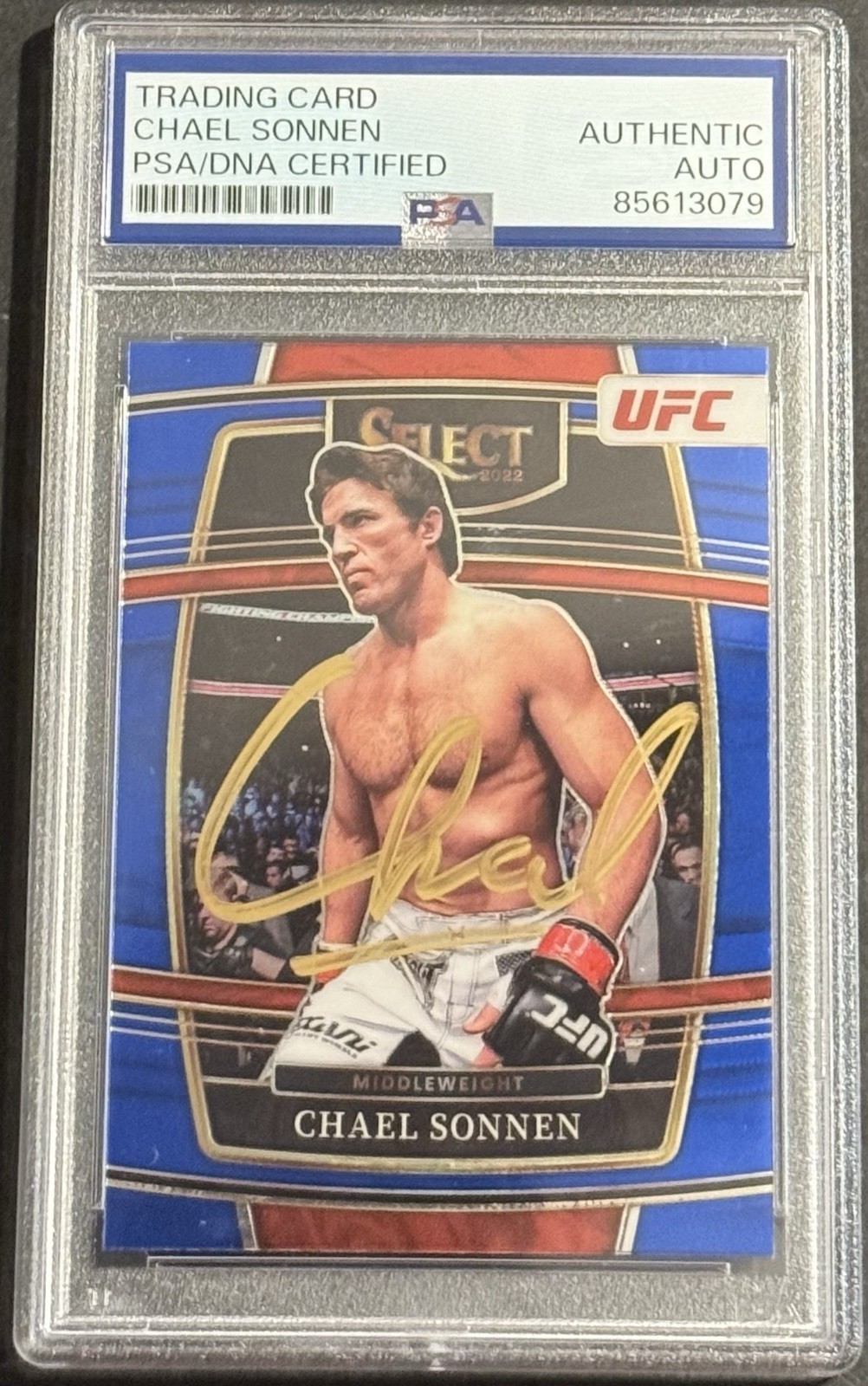 Chael Sonnen Signed Auto 2022 Select UFC Card PSA/DNA Slabbed