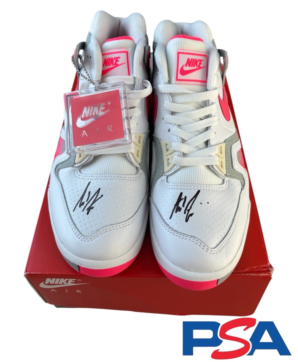 Andre Agassi Signed Nike Air Tech Challenge II QS Tennis Shoes PSA AUTO CHAMPION