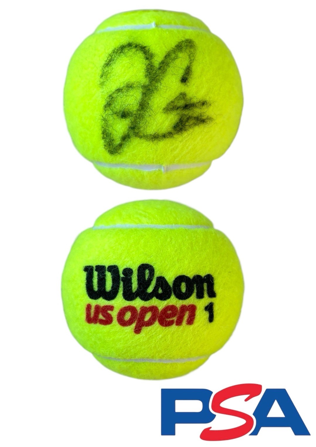 Jim Courier Signed Official Wilson US OPEN CHAMPIONSHIPS Tennis Ball PSA AUTO