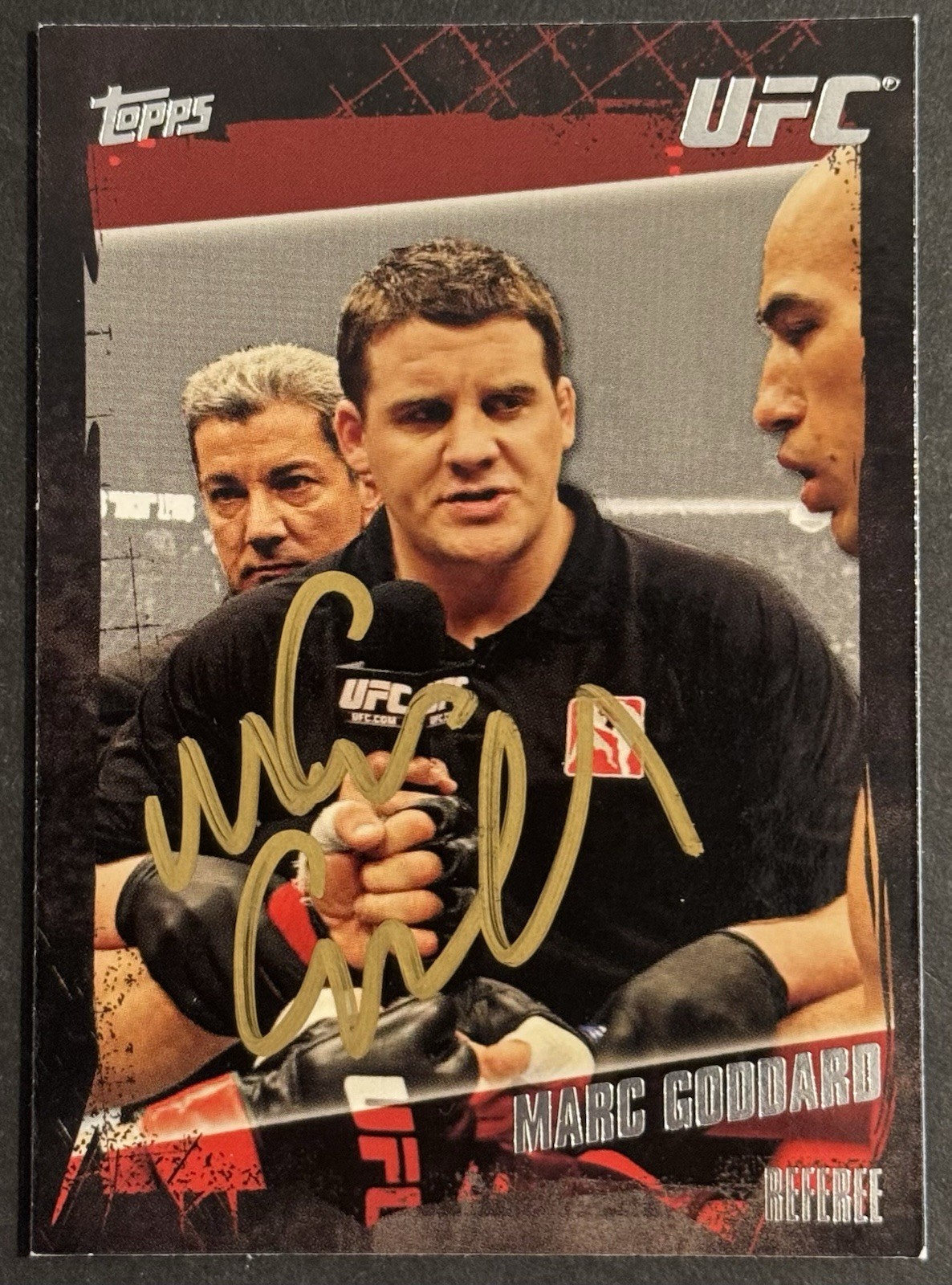 Marc Goddard Signed 2010 Topps Base UFC Card Beckett