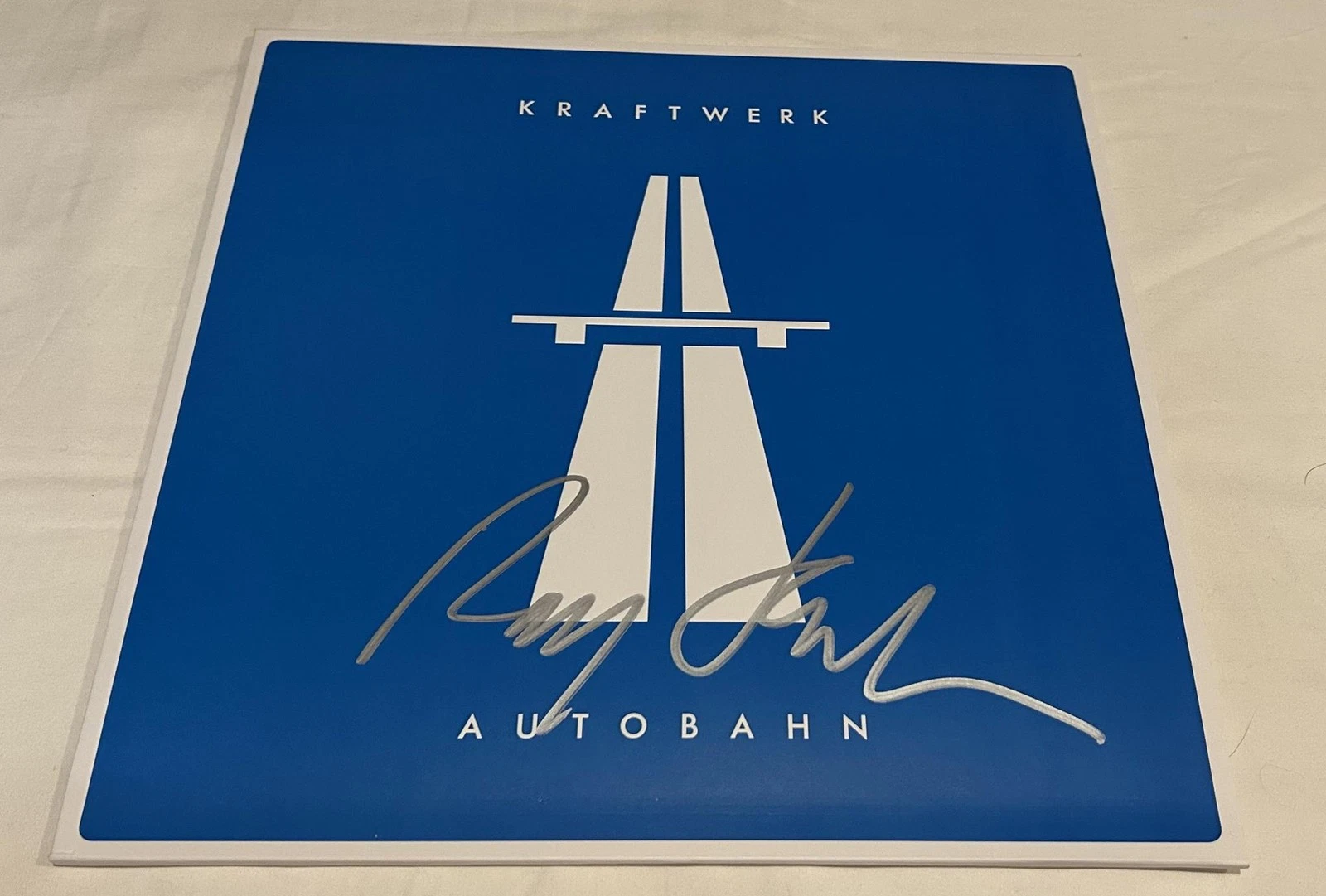 RALF HUTTER SIGNED KRAFTWERK AUTOBAHN VINYL RECORD JSA