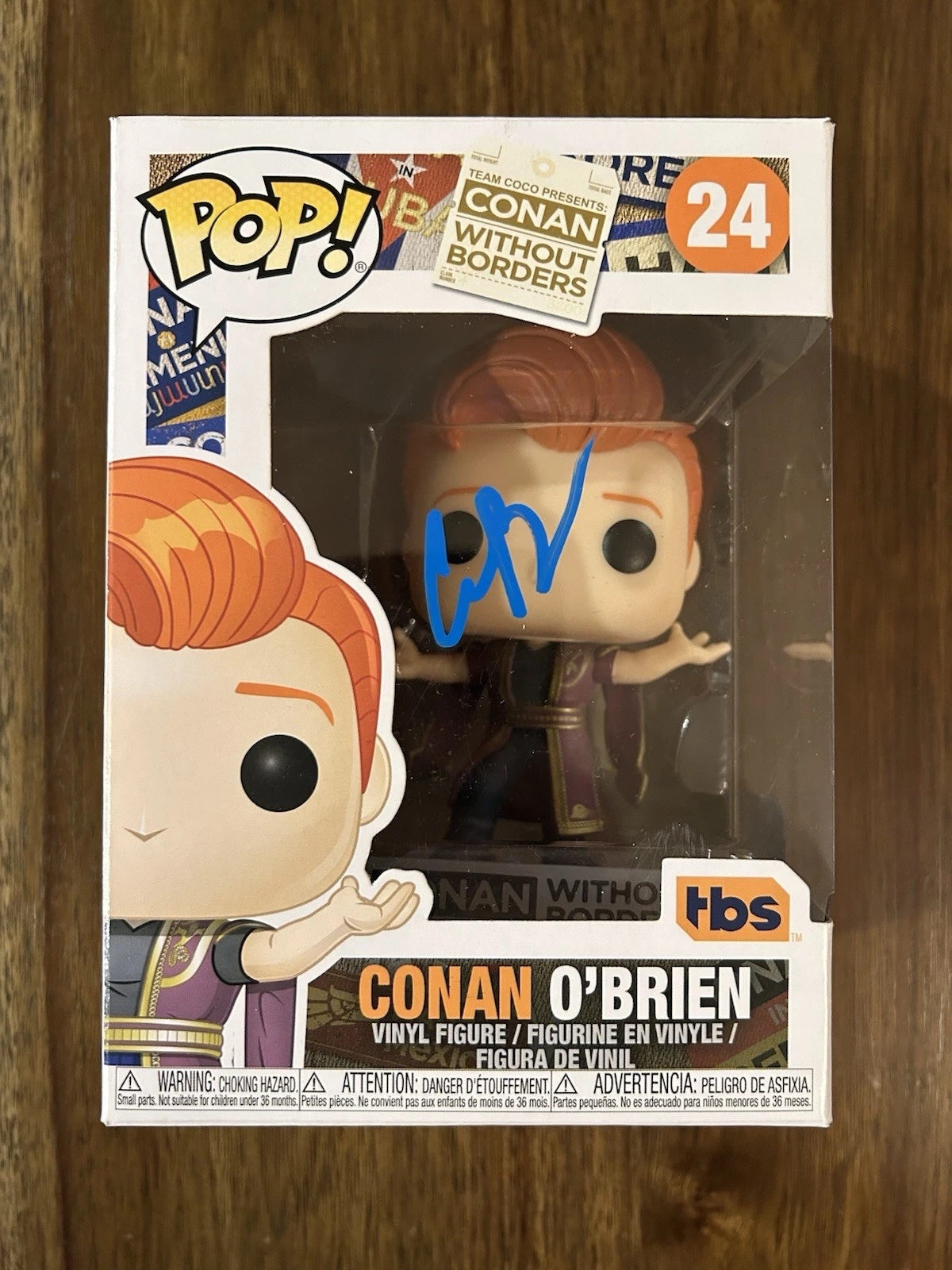 Conan O'Brien Signed Funko Pop Beckett BAS Certified Comedian