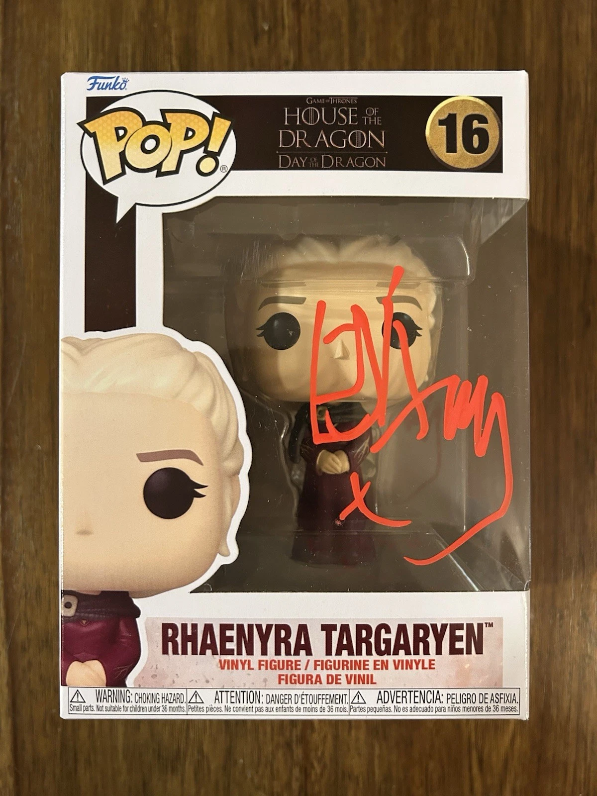 Emma D'Arcy ‘House of the Dragon’ Signed Autograph Funko Pop Beckett