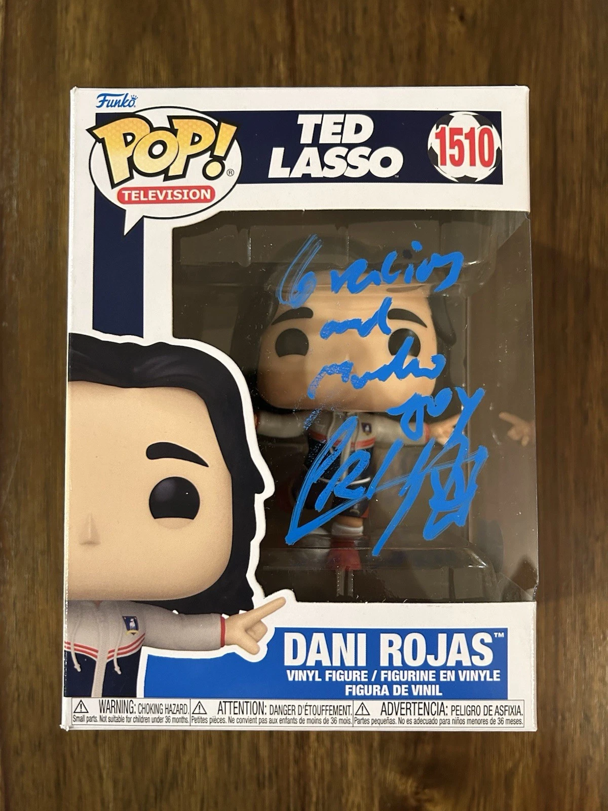 Cristo Fernandez ‘Ted Lasso’ Signed ‘Dani Rojas’ #1510 Funko Pop Beckett