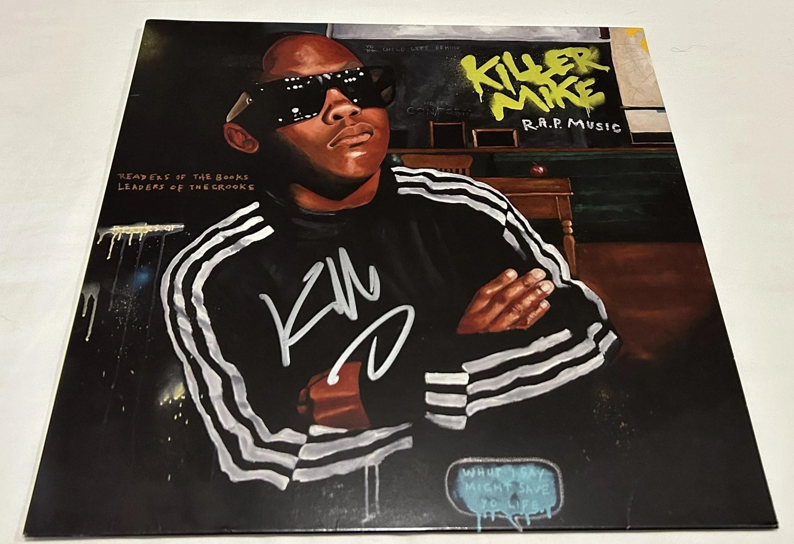 KILLER MIKE SIGNED R.A.P. MUSIC VINYL RECORD JSA