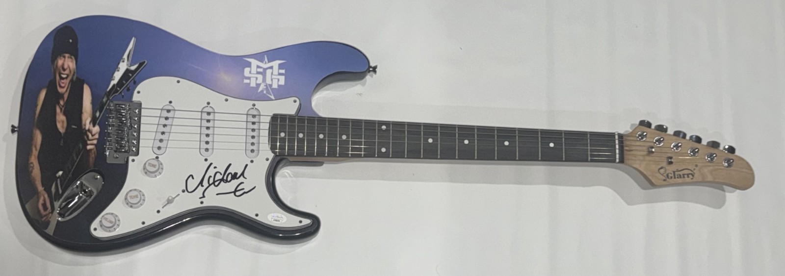 MICHAEL SCHENKER SIGNED CUSTOM ELECTRIC GUITAR SCORPIONS UFO JSA COA