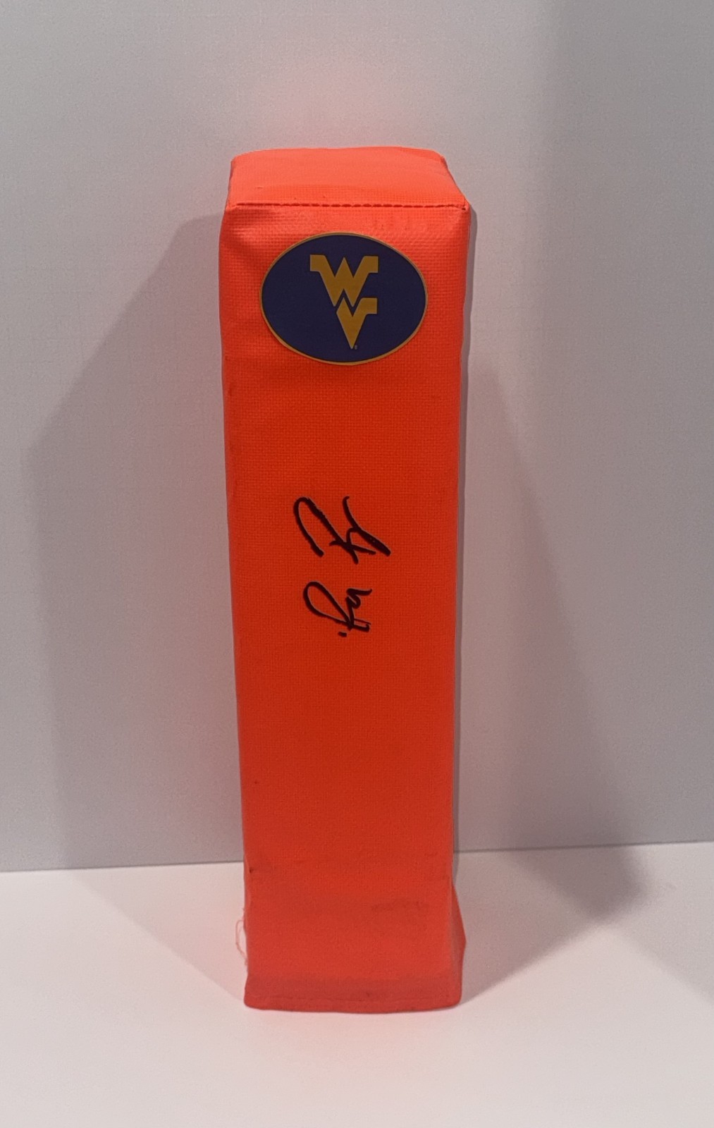 RICH RODRIGUEZ SIGNED WEST VIRGINIA MOUNTAINEERS TOUCHDOWN PYLON PROOF
