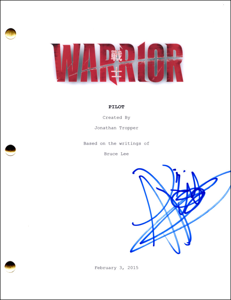 Andrew Koji Signed Autograph Warrior Full Pilot Script Screenplay - Ah Sahm