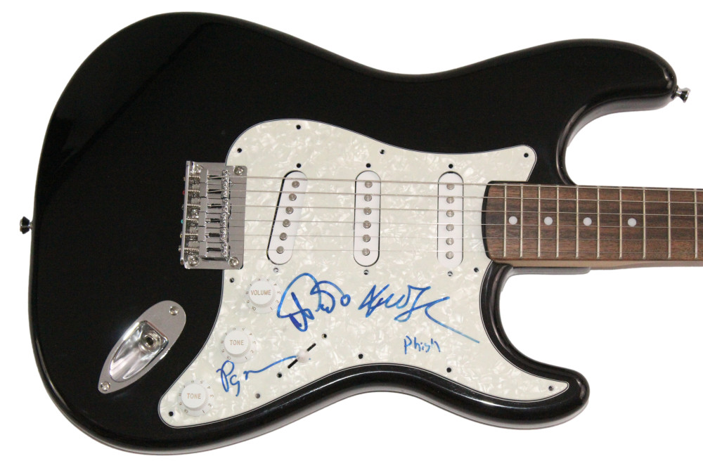 Trey Anastasio Mike Gordon & Page Signed Autograph Fender Guitar - Phish JSA COA