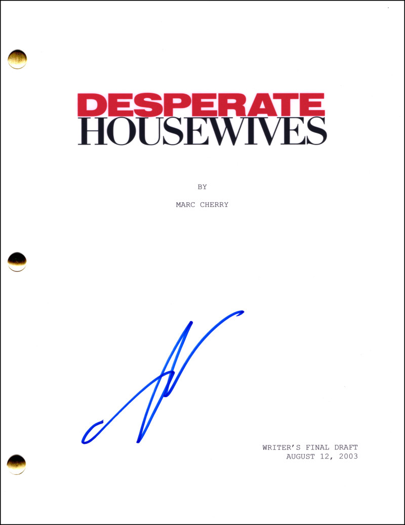 Eva Longoria Signed Autograph Desperate Housewives Full Pilot Script Screenplay