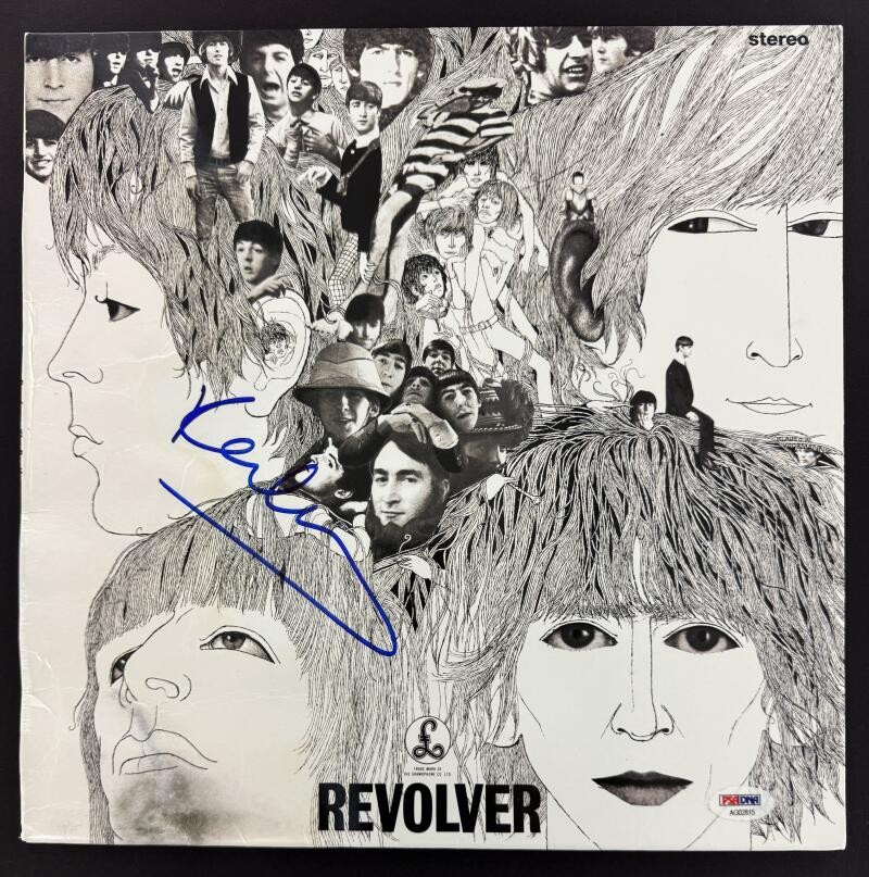 Paul McCartney Signed Autograph Album Vinyl Record LP - The Beatles Revolver PSA