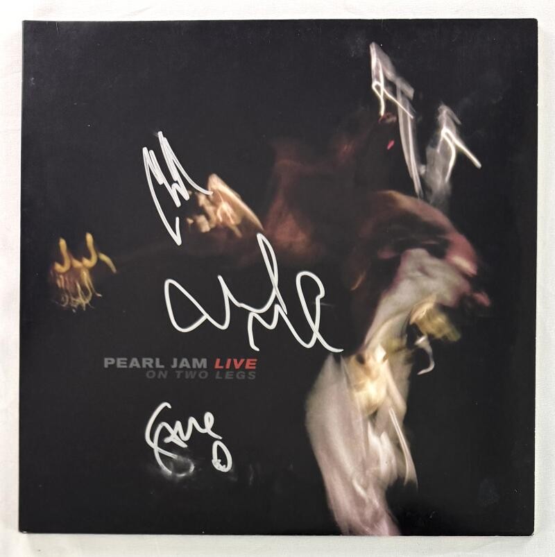Matt Cameron Mike McCready Stone Signed Autograph Pearl Jam Vinyl Record JSA COA