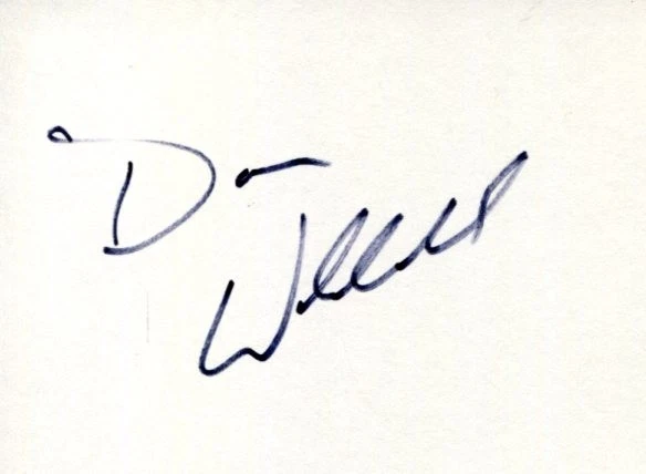 Don Waddell Columbus Blue Jackets Atlanta Thrashers Hurrican GM Signed Autograph