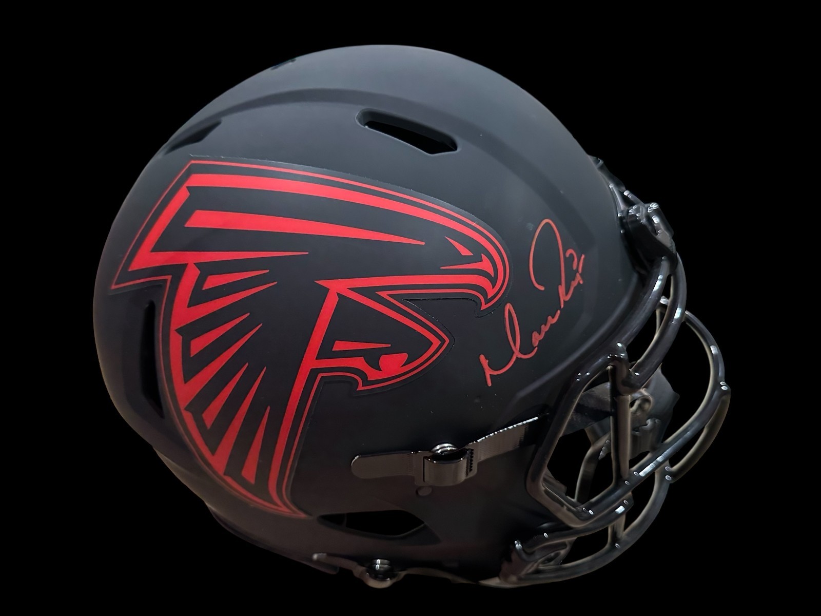 Matt Ryan Atlanta Falcons Signed Autograph Eclipse Authentic Helmet Beckett BAS