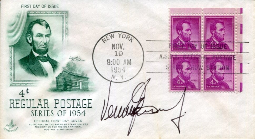 Vernon Jordan Civil Rights Leader National Urban League Signed Autograph FDC