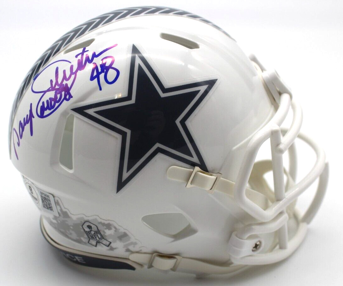 Daryl Johnston Signed Dallas Cowboys Mini Football Helmet w/Beckett COA BP59085