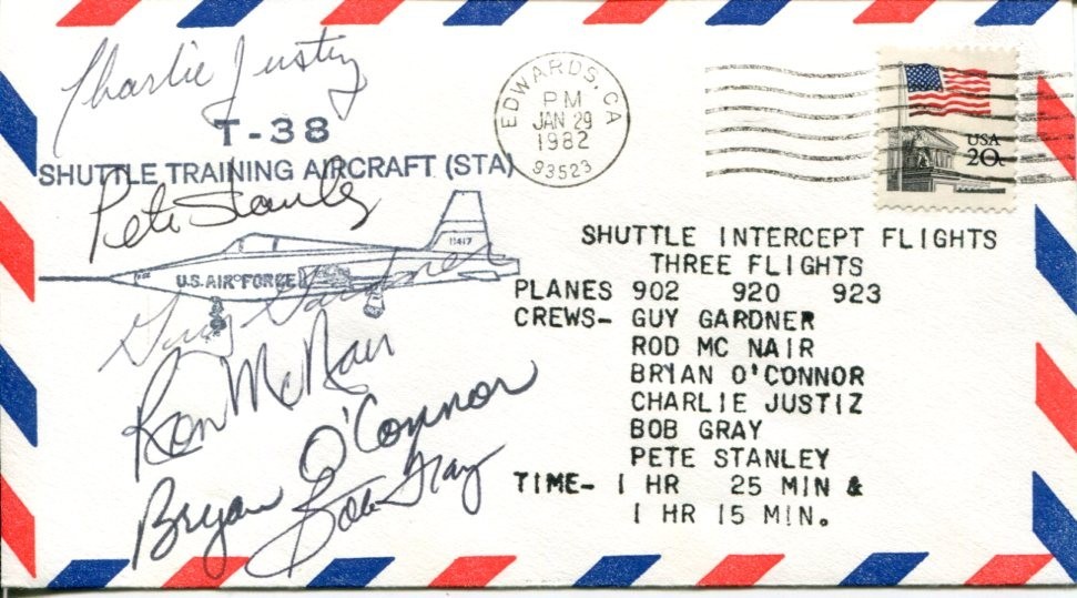 Ronald Ron McNair NASA Space Challenger Disaster Plus 5 Signed Autograph Cover