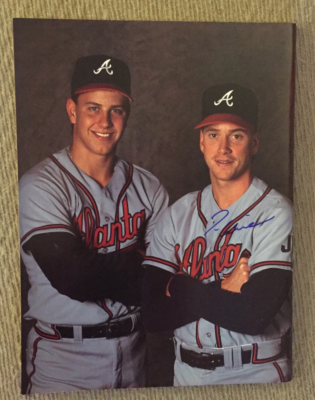 Tom Glavine Signed Beckett Magazine Autographed 1/1992 January (back Cover)