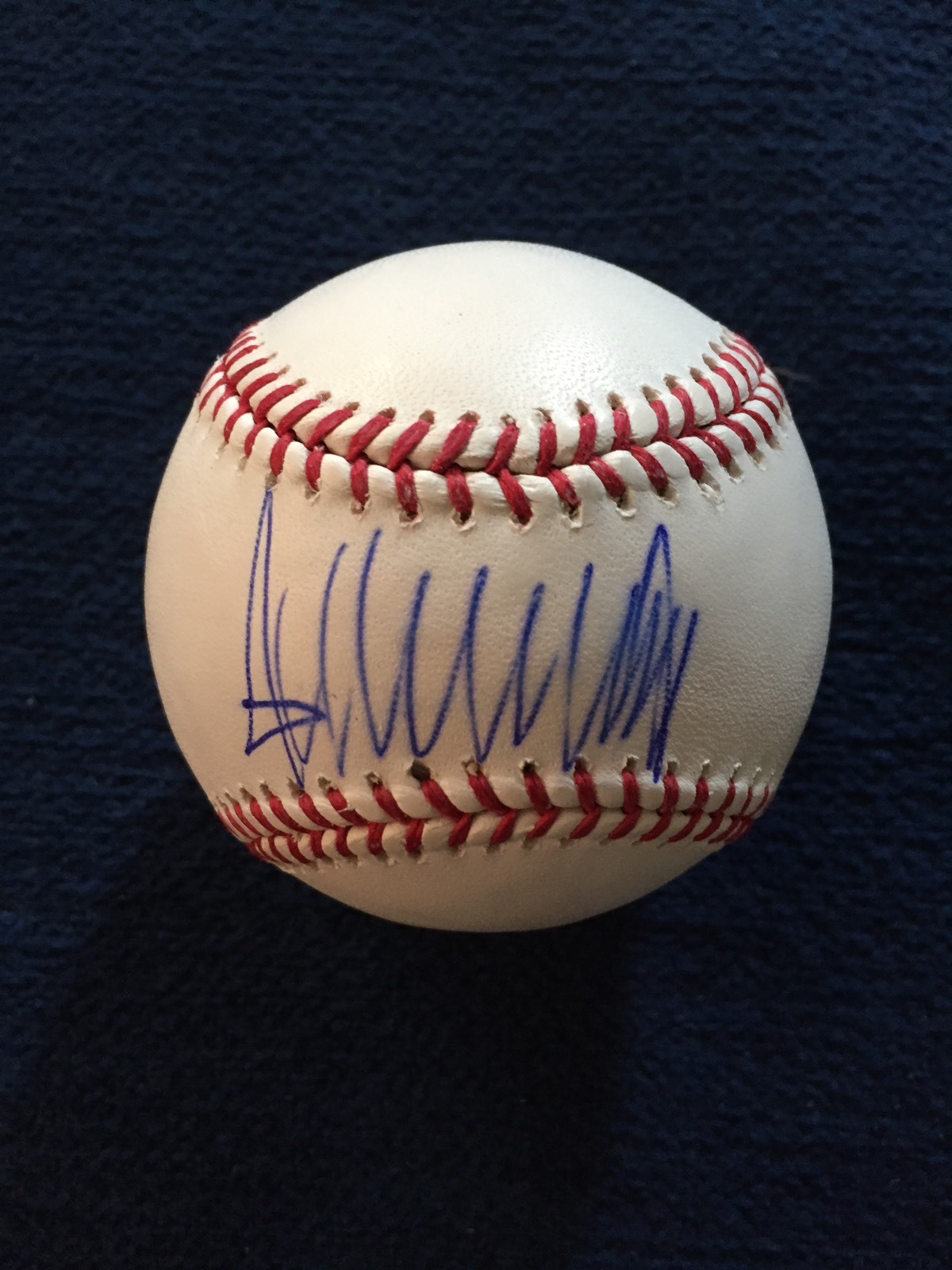 Donald Trump Signed Romlb Authentic Baseball 2016 JSA Authentication LOA COA