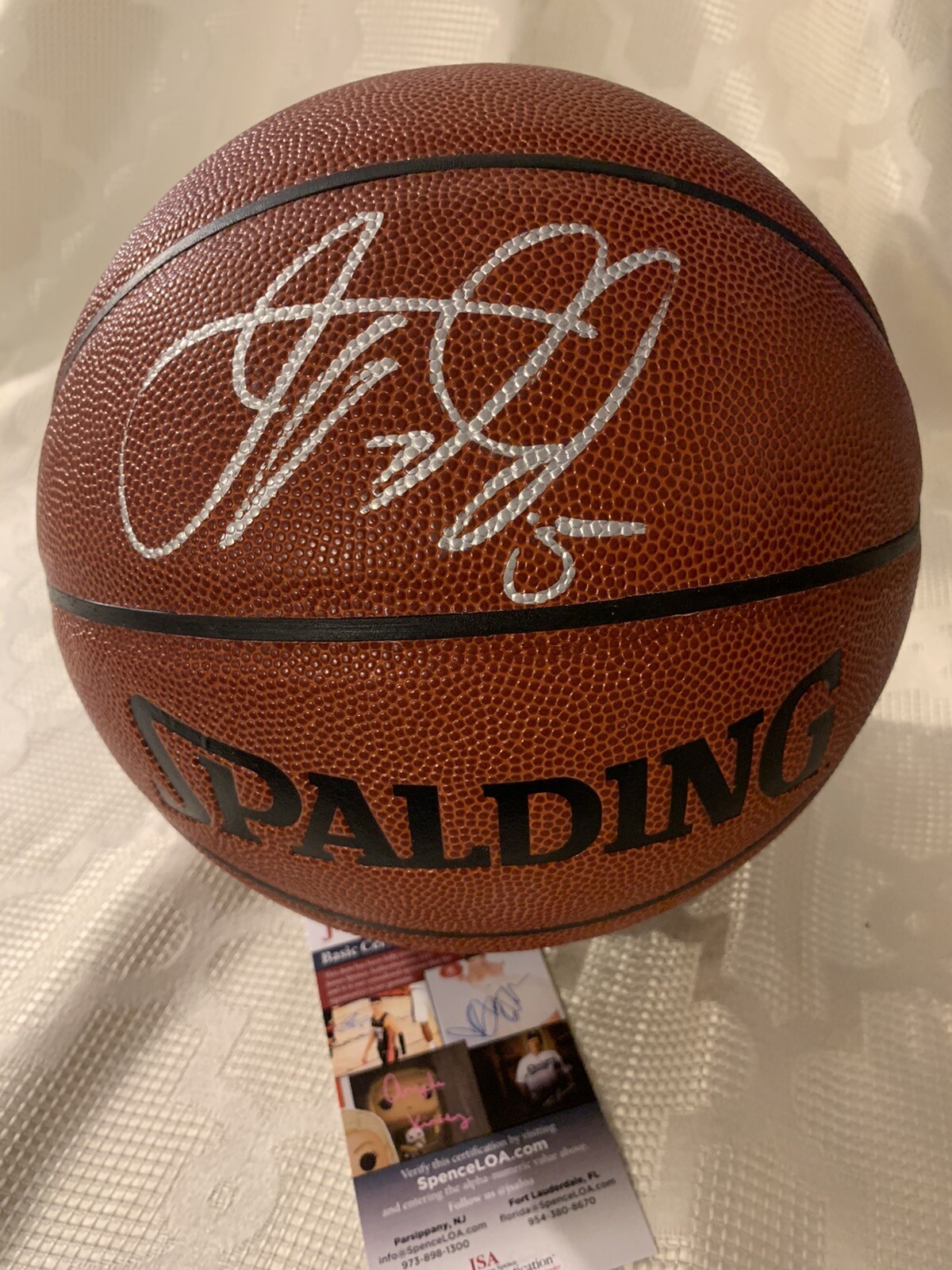 Jason Kidd Nicely Signed NBA Basketball JSA COA Authentication Autographed