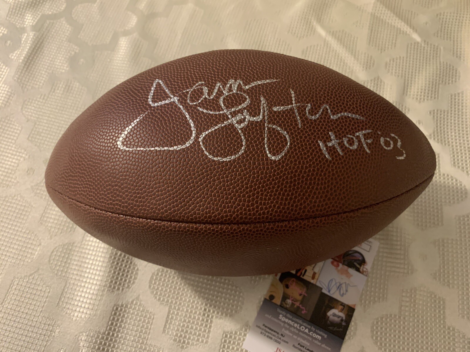 James Lofton Signed Nfl Football JSA Authentication COA Autographed Hall Of Fame