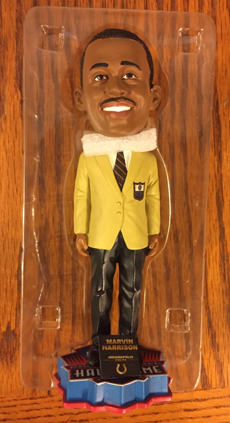 Marvin Harrison Indianapolis Colts HOF BOBBLEHEAD New n box 2016 Rare