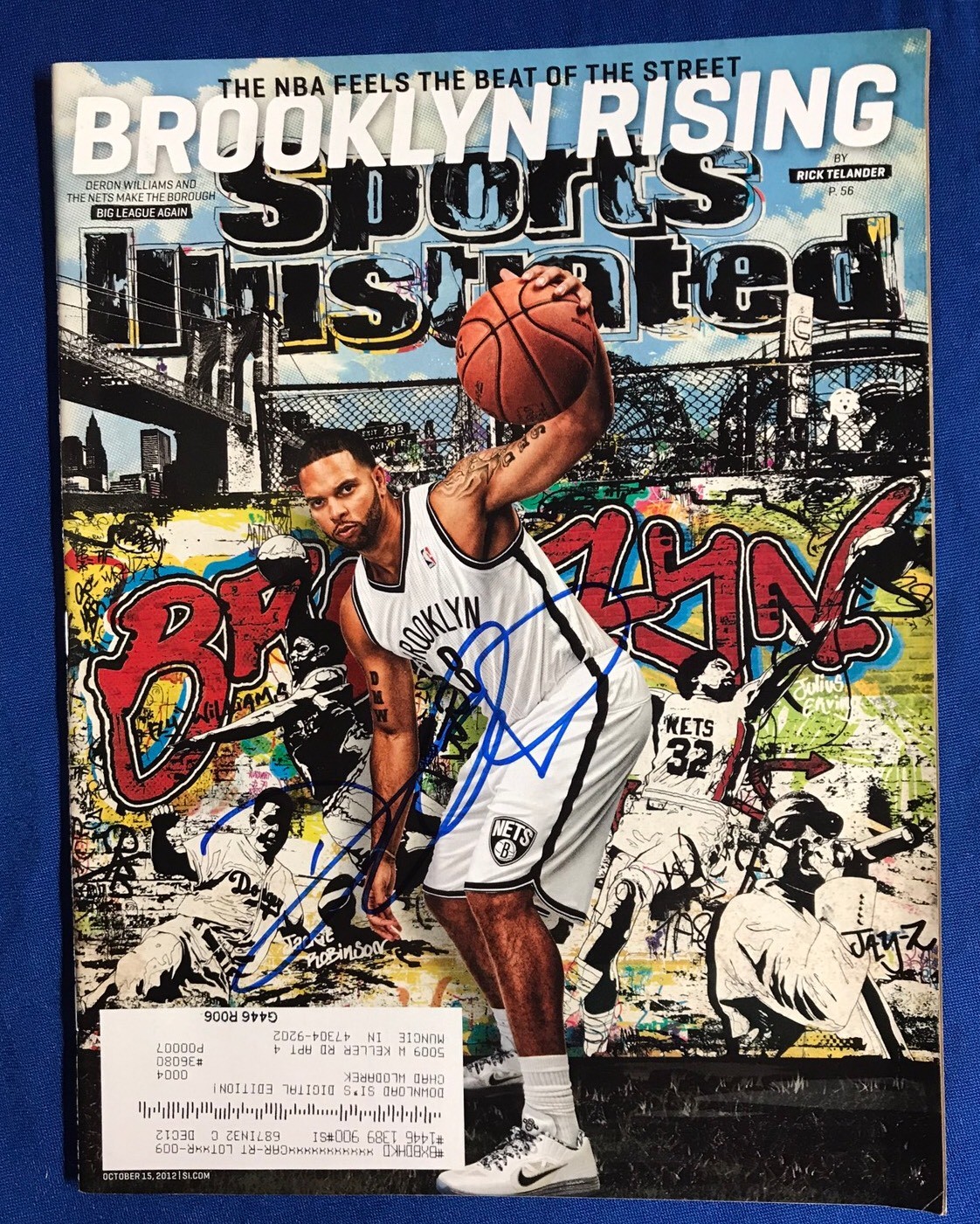 Deron Williams Signed Sports Illustrated Magazine Autographed