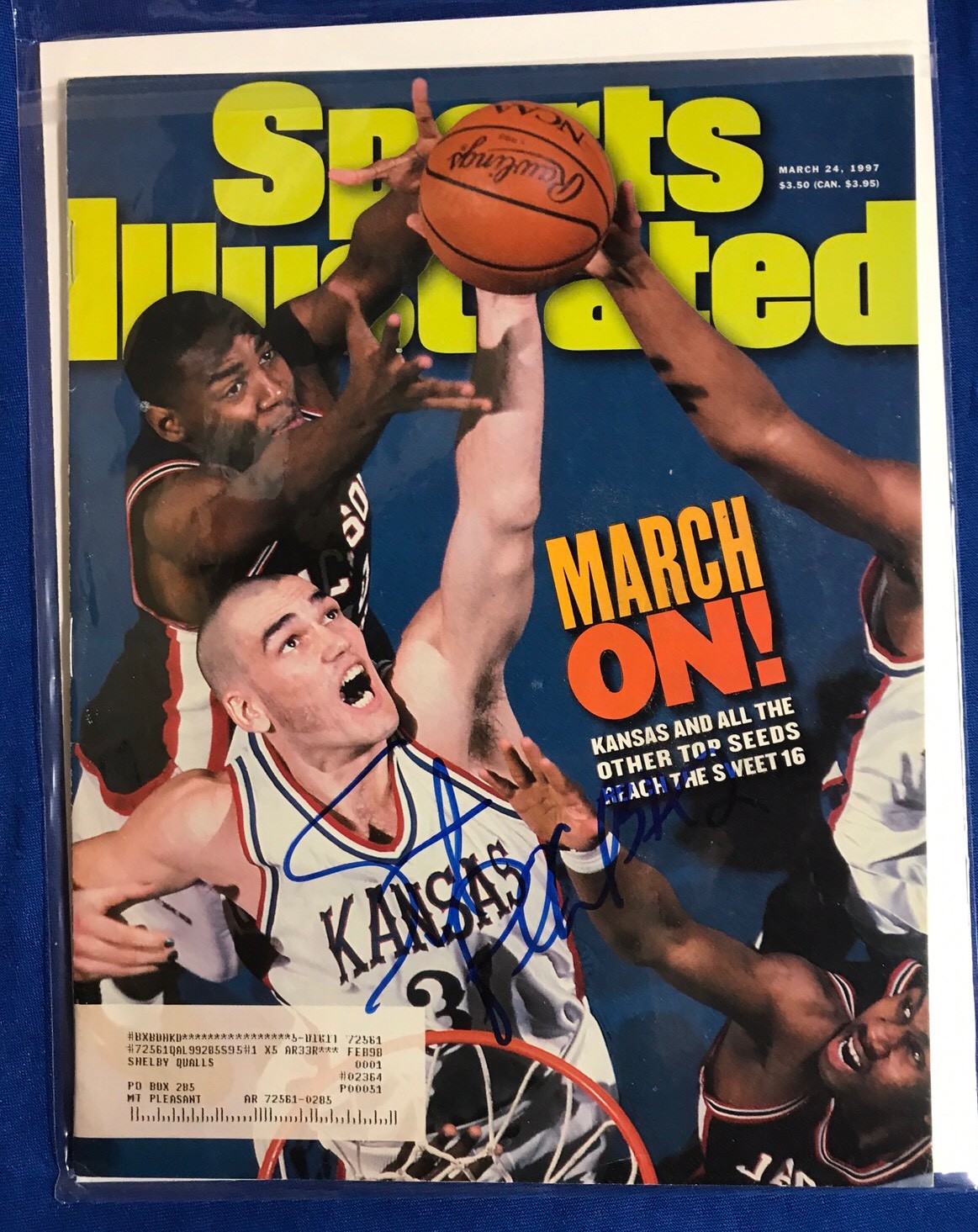 Scot Pollard Signed Sports Illustrated Magazine Autographed