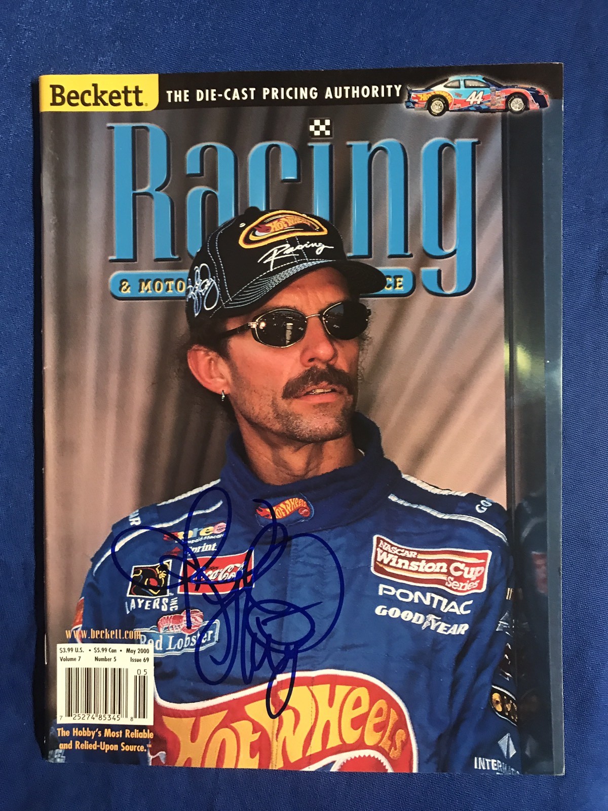 Kyle Petty Signed Beckett Magazine Autographed