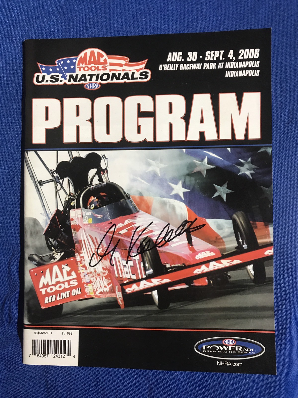 Doug Kalitta Signed Magazine Nhra Autographed